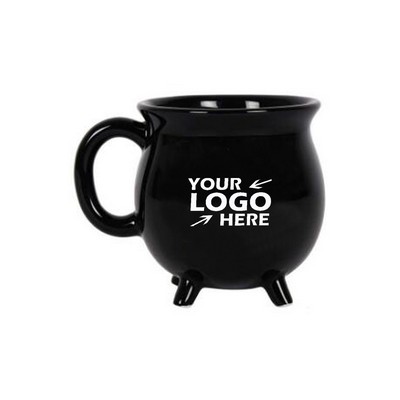 12 Oz. Witch's Brew Cauldron Mug Ceramic Drinkware