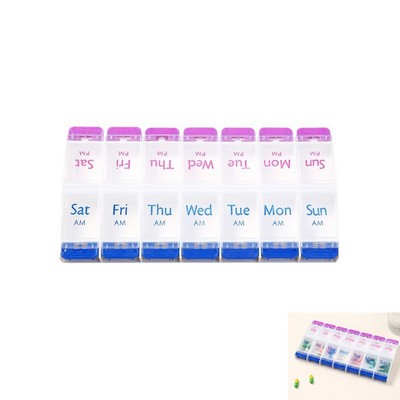 Push Button Pill Case