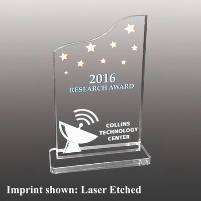Acrylic Stock Award - Laser Etched