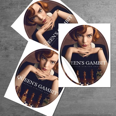 5" x 4" Oval Sticker